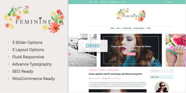 Girly WordPress Theme For Fashion, Lifestyle, Travel and Beauty Bloggers