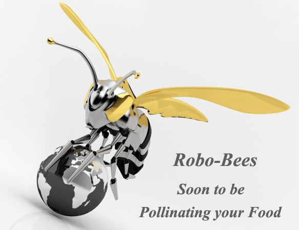 Scientist Design Robo-Bees Which  help in Pollination and Find Disaster Victim