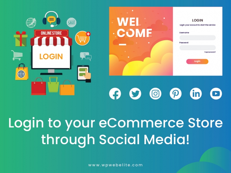 Login to your eCommerce Store through Social Media!